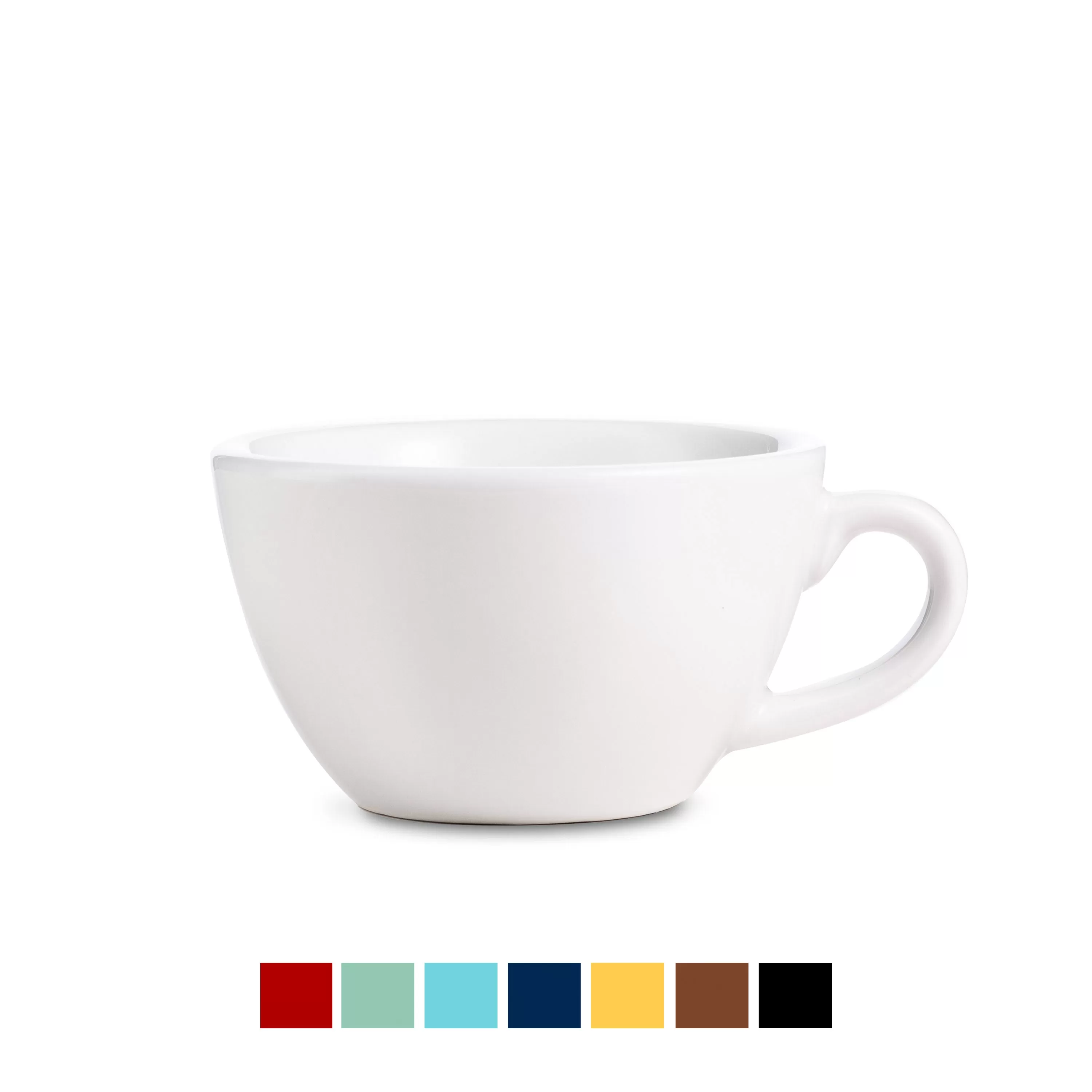 Egg Style Cappuccino Cup & Saucer (6.7oz/200ml) - Set of 2