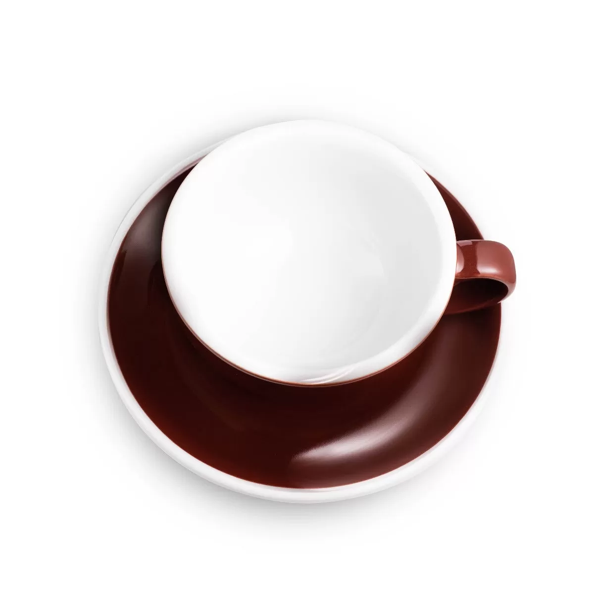 Egg Style Cappuccino Cup & Saucer (6.7oz/200ml) - Set of 2