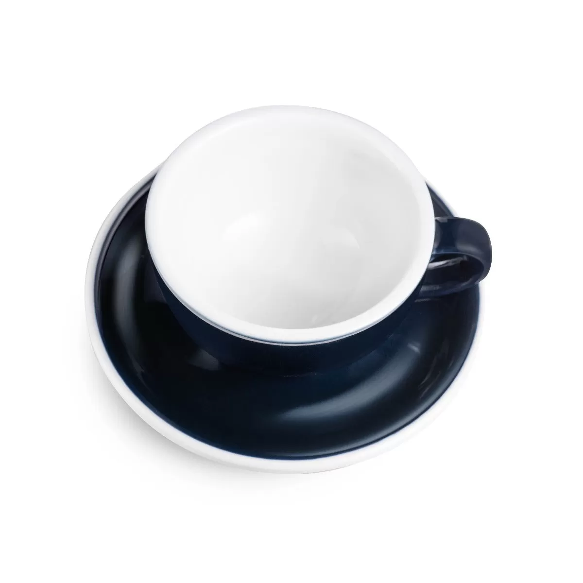 Egg Style Cappuccino Cup & Saucer (6.7oz/200ml) - Set of 2