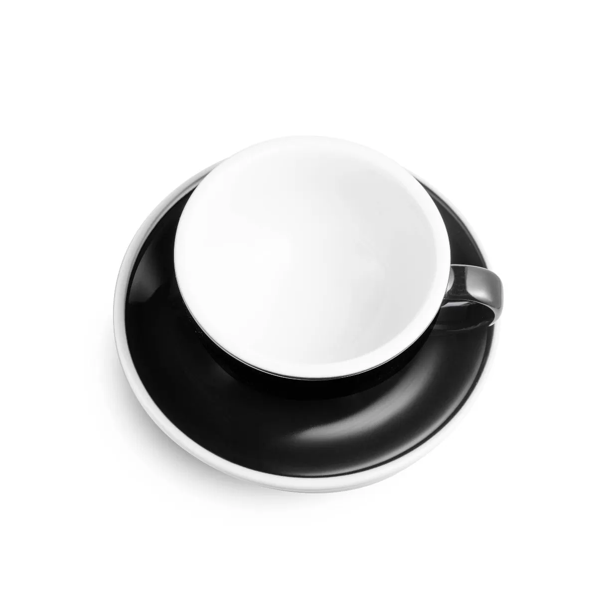 Egg Style Cappuccino Cup & Saucer (6.7oz/200ml) - Set of 2