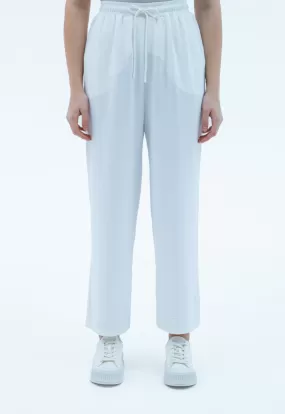 Elacticated Waist Solid Culottes