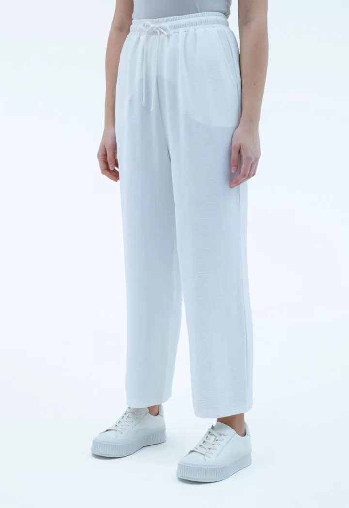 Elacticated Waist Solid Culottes