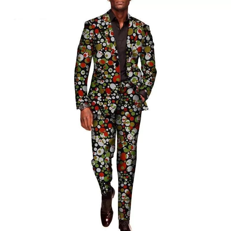 Elegant African Two Piece Suit