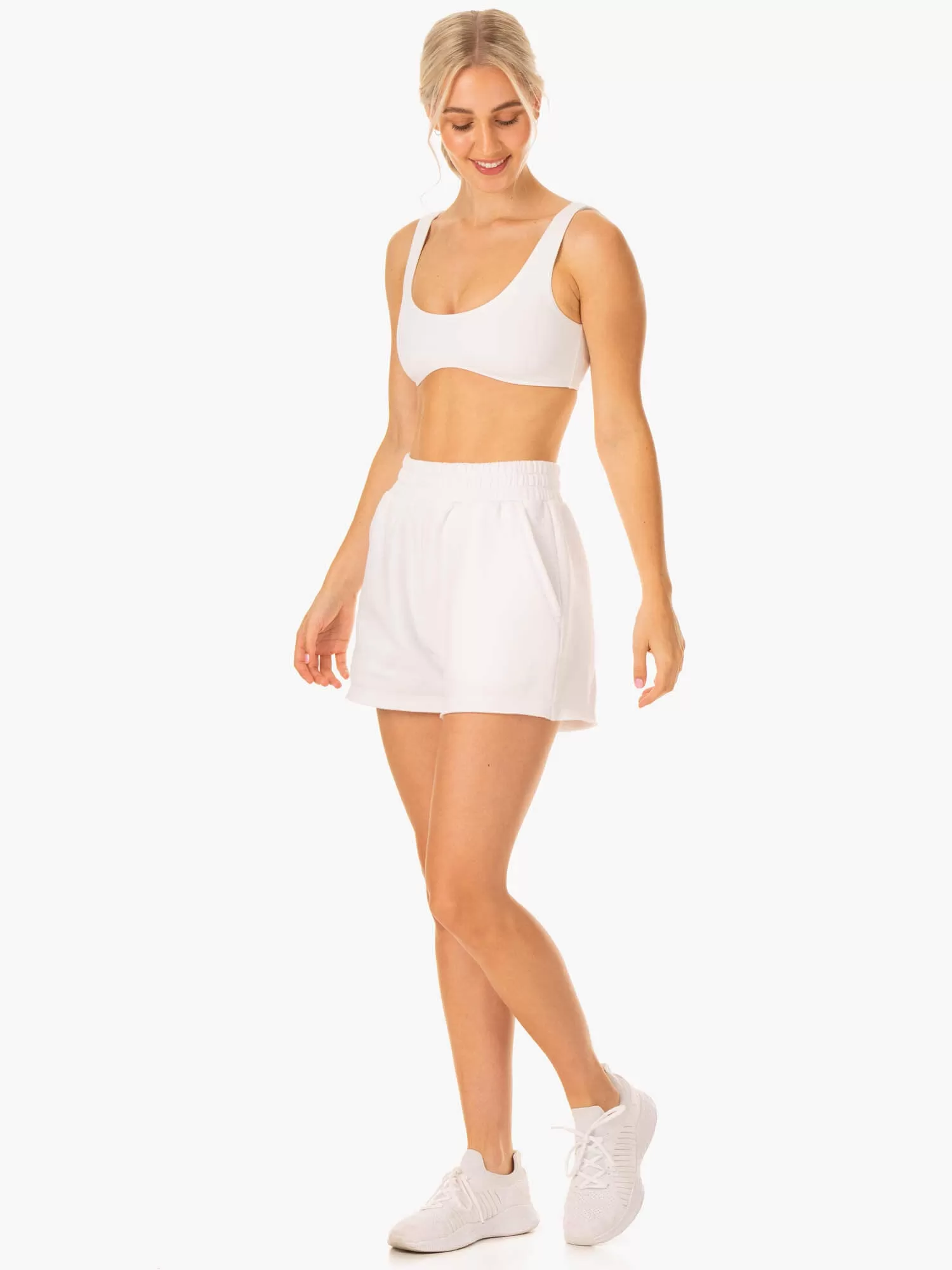 Elevate Track Short - White