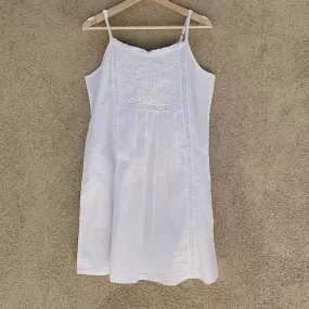 Embroidered Bib Chemise