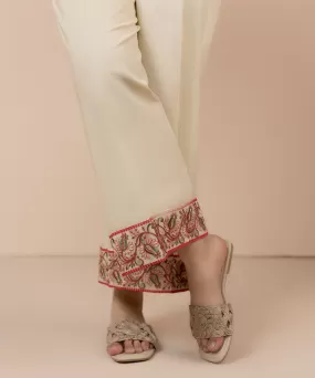 Embroidered Cambric Culottes