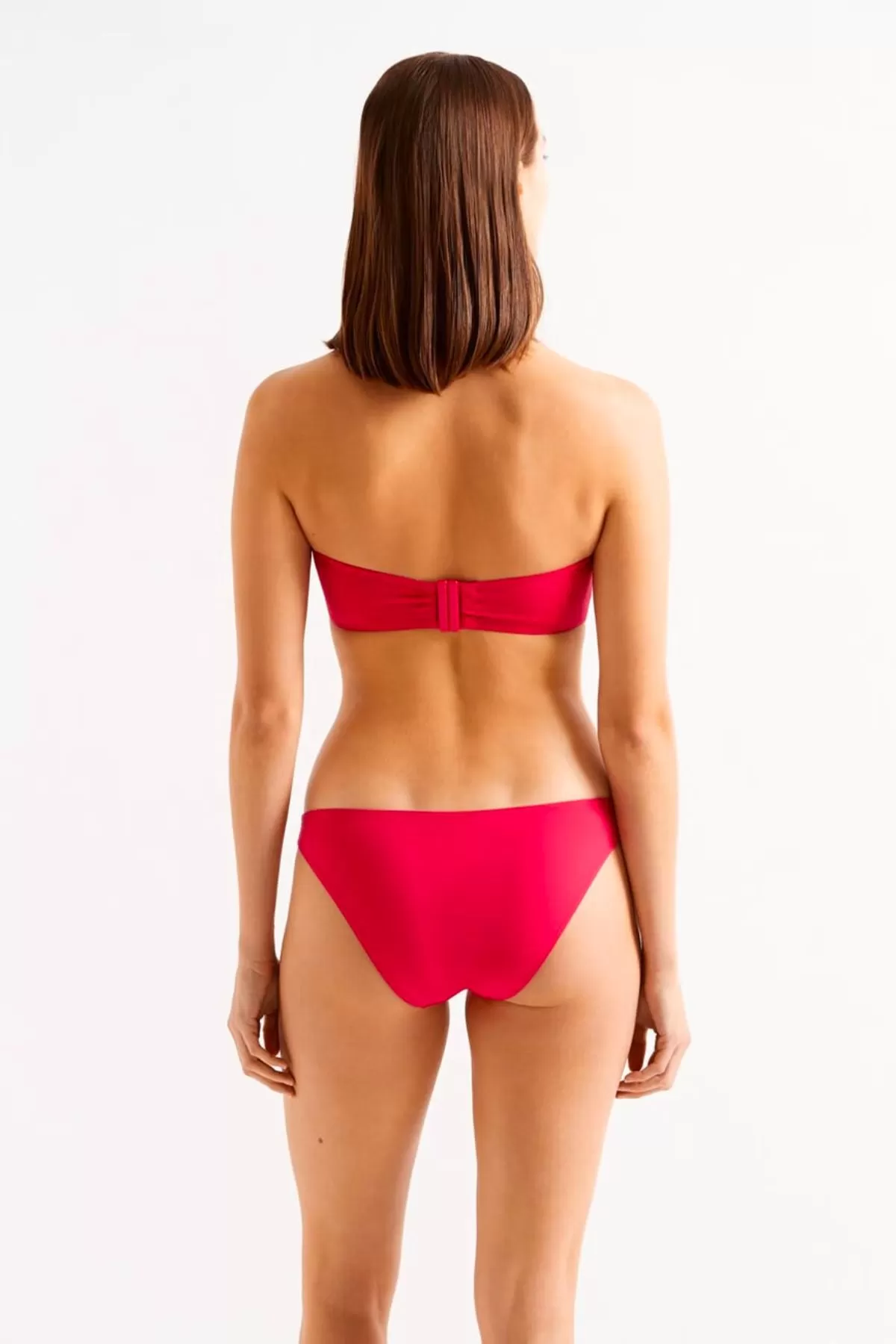 Eres Show Bandeau Bikini Top - Grenadine