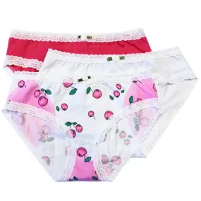 Esme 3pc Panty Set - Cherry Love