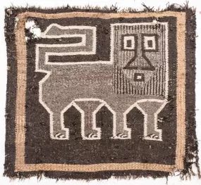 Ethiopian "Lion of Judah" Rug, 3' x 2.8'