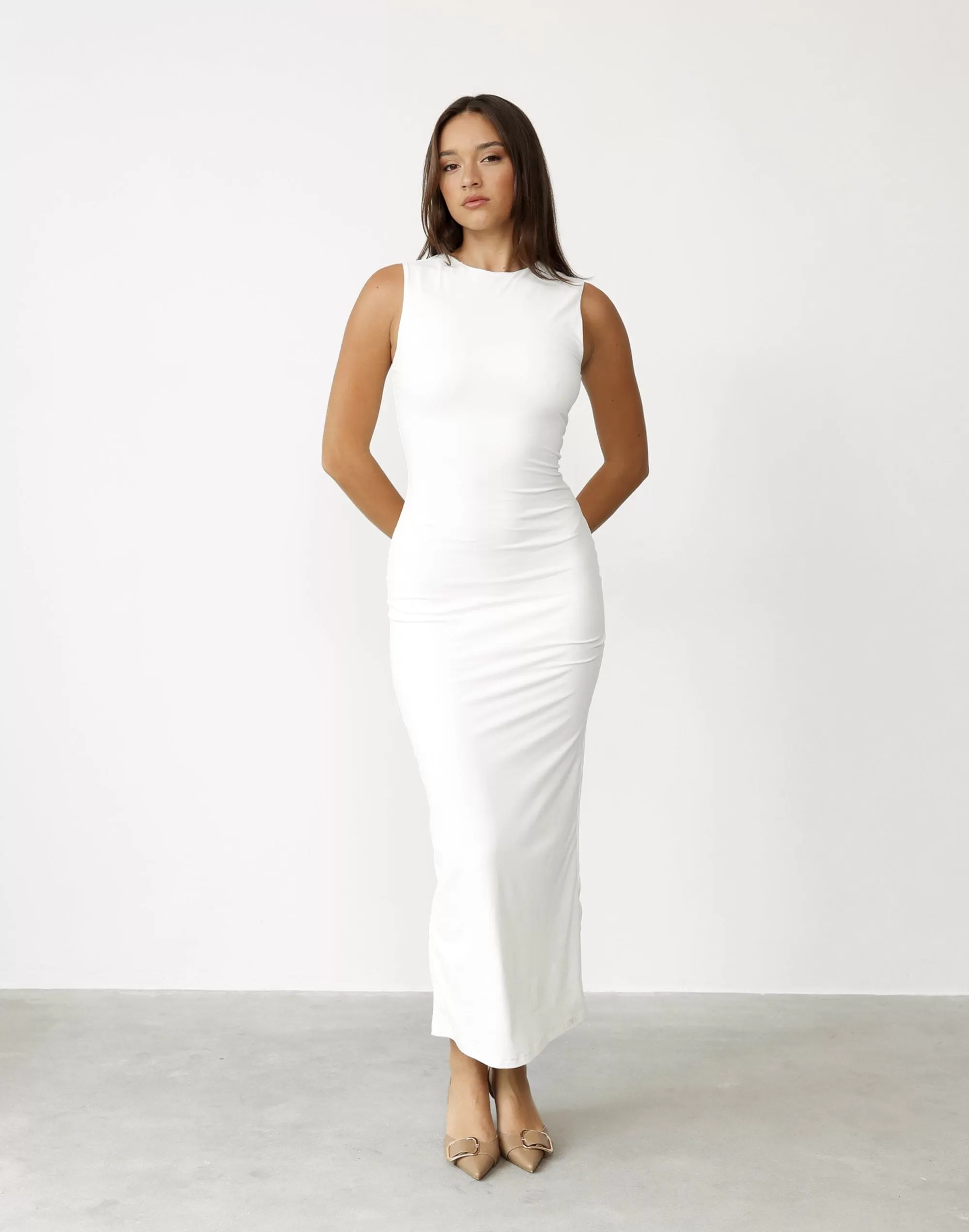 Fable Maxi Dress (White)