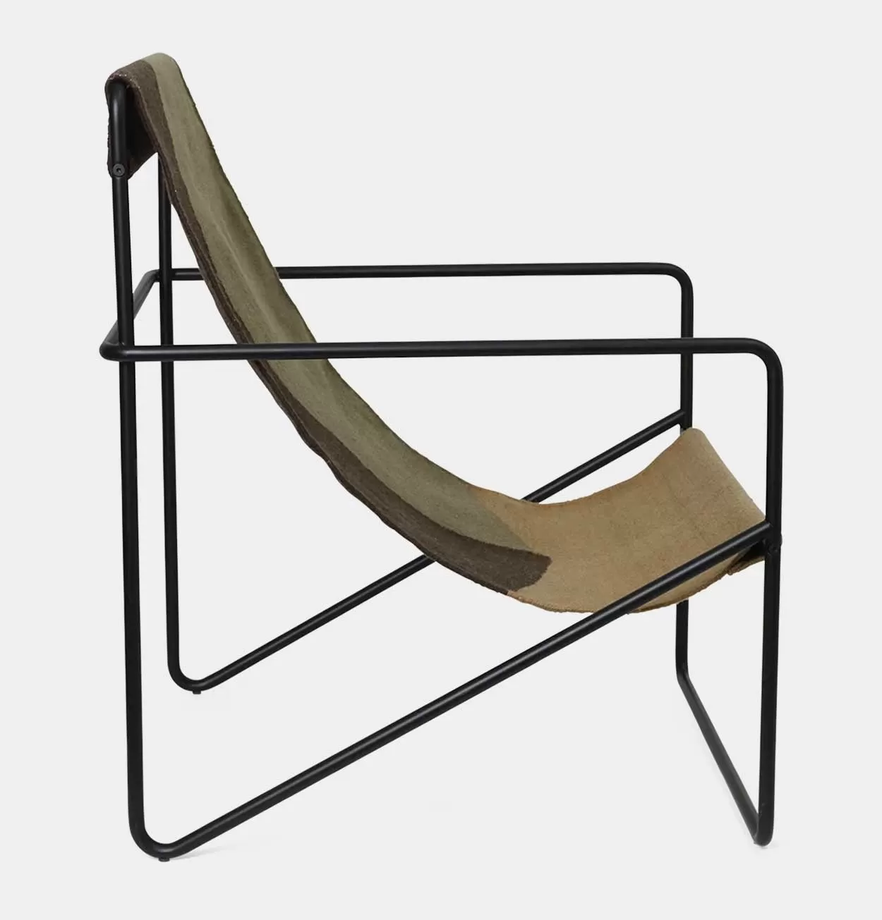 Ferm Living Desert Lounge Chair in Black & Dune