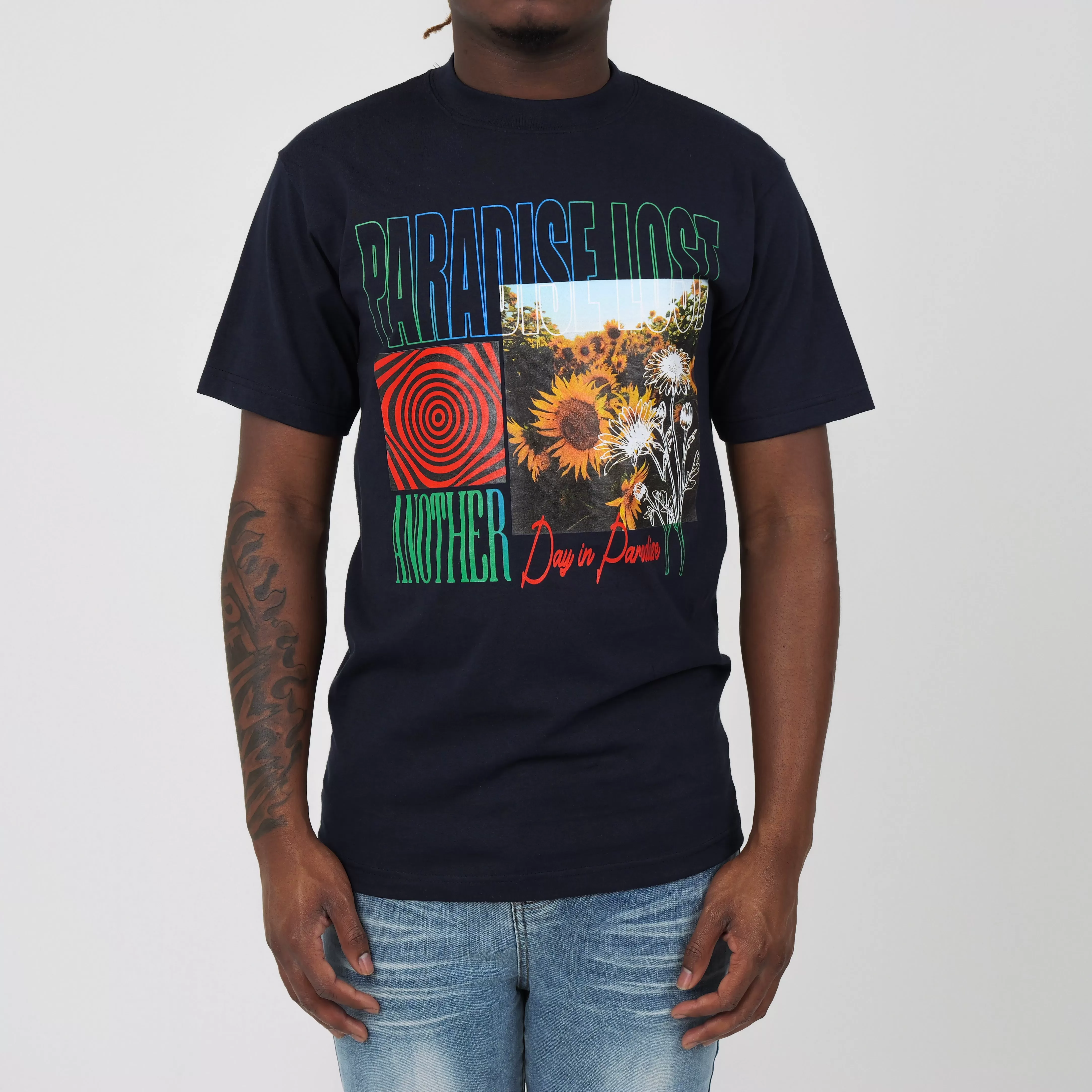 FIELD OF PARADISE PREM TEE NAVY