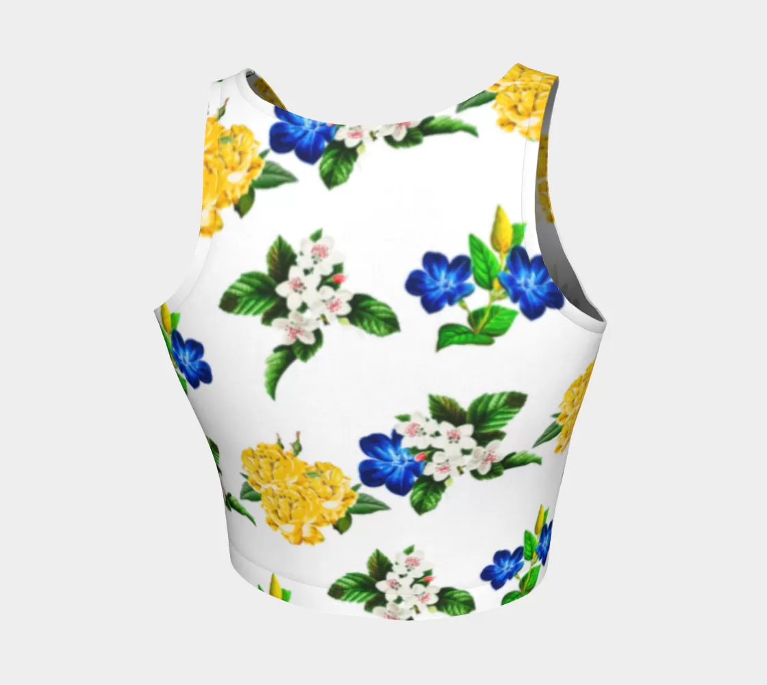 Floral Moments Athletic Crop Top