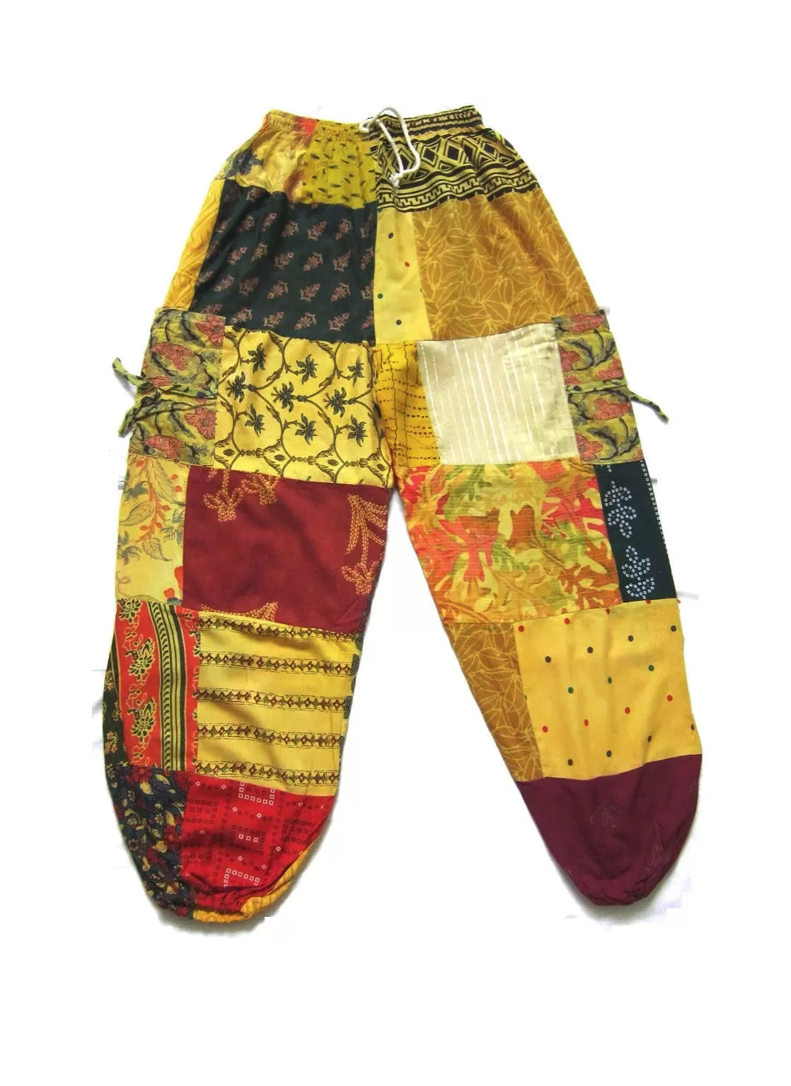 Forest Of Enchantment Patchwork Harem Pants