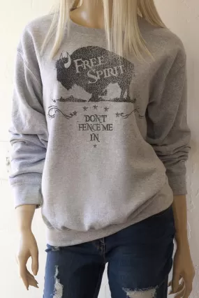 Free Spirit Don't Fence Me In Sweatshirt