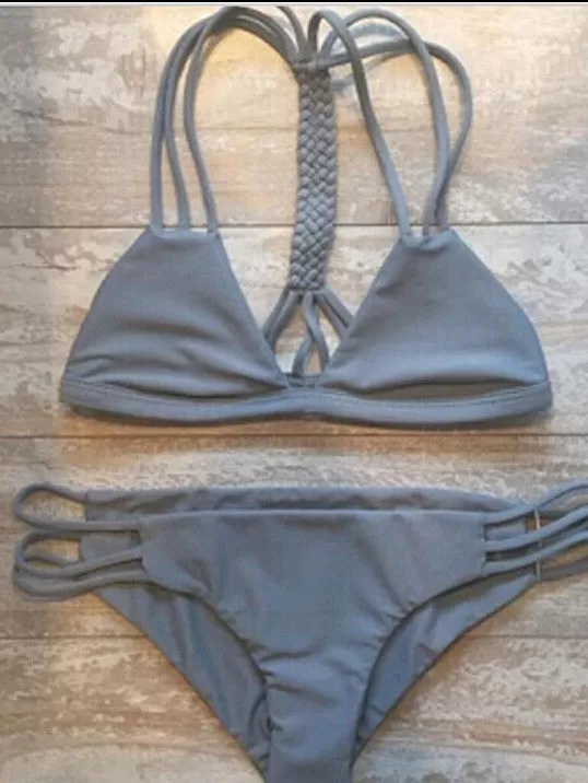 Good Tie Cutout Bikini Set