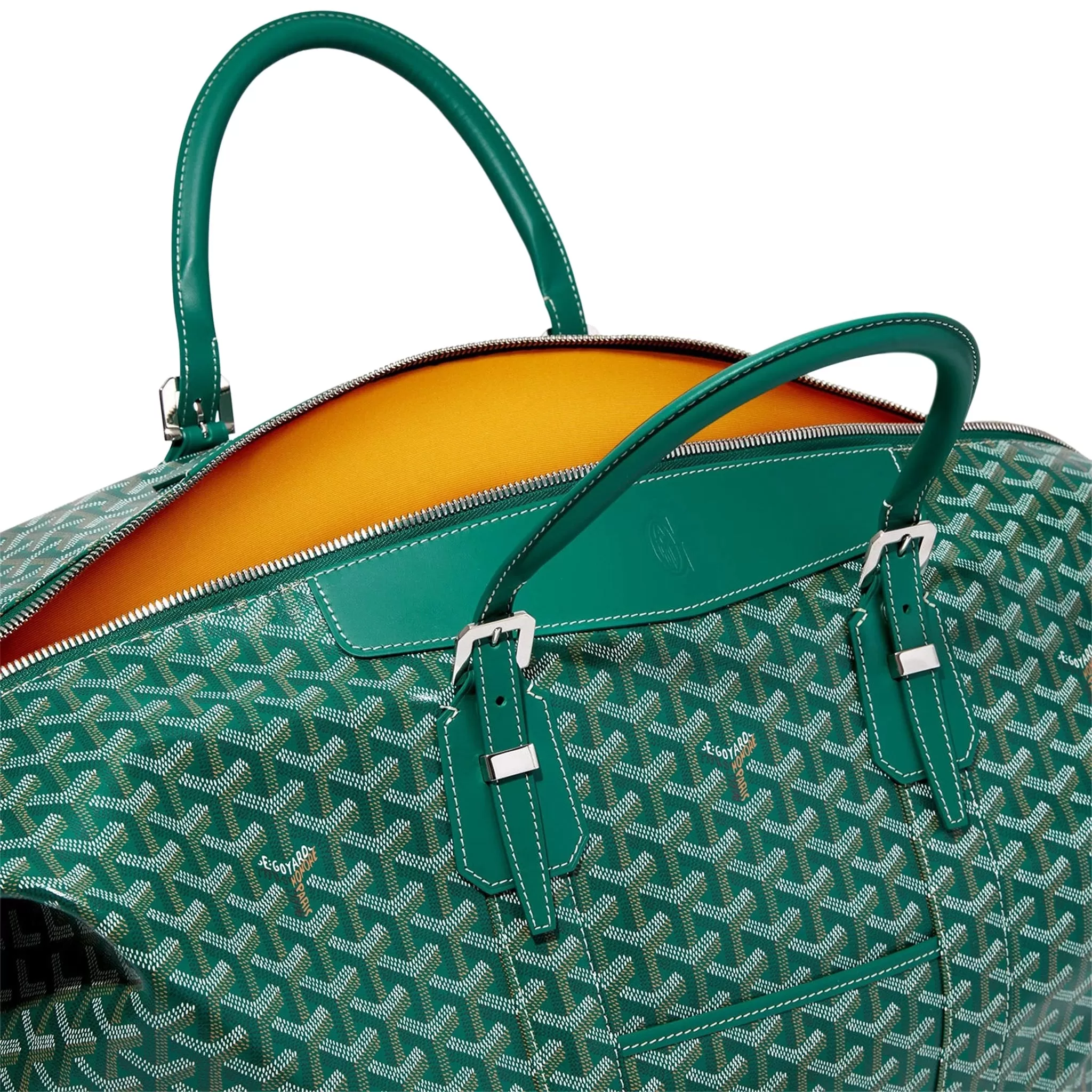 Goyard Bowling 55 Green Bag