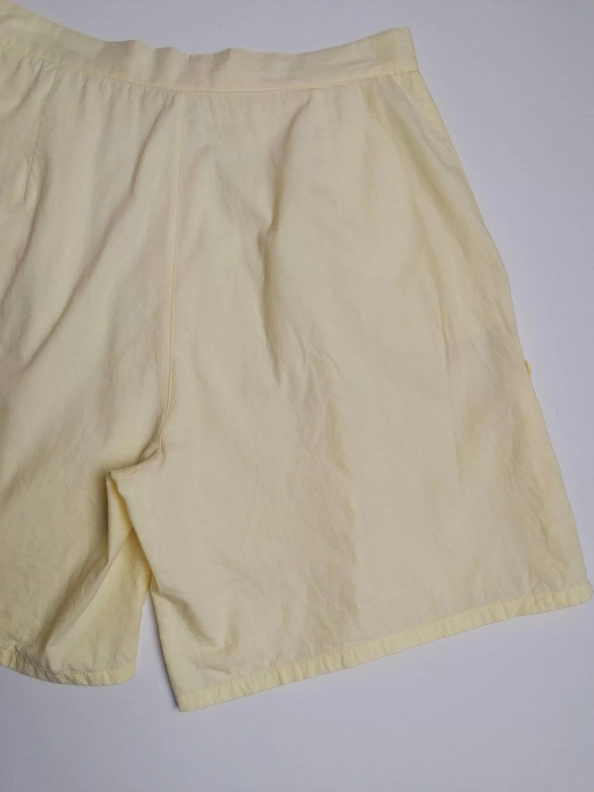 High Waist Retro Cotton Shorts - size XS-S / 40