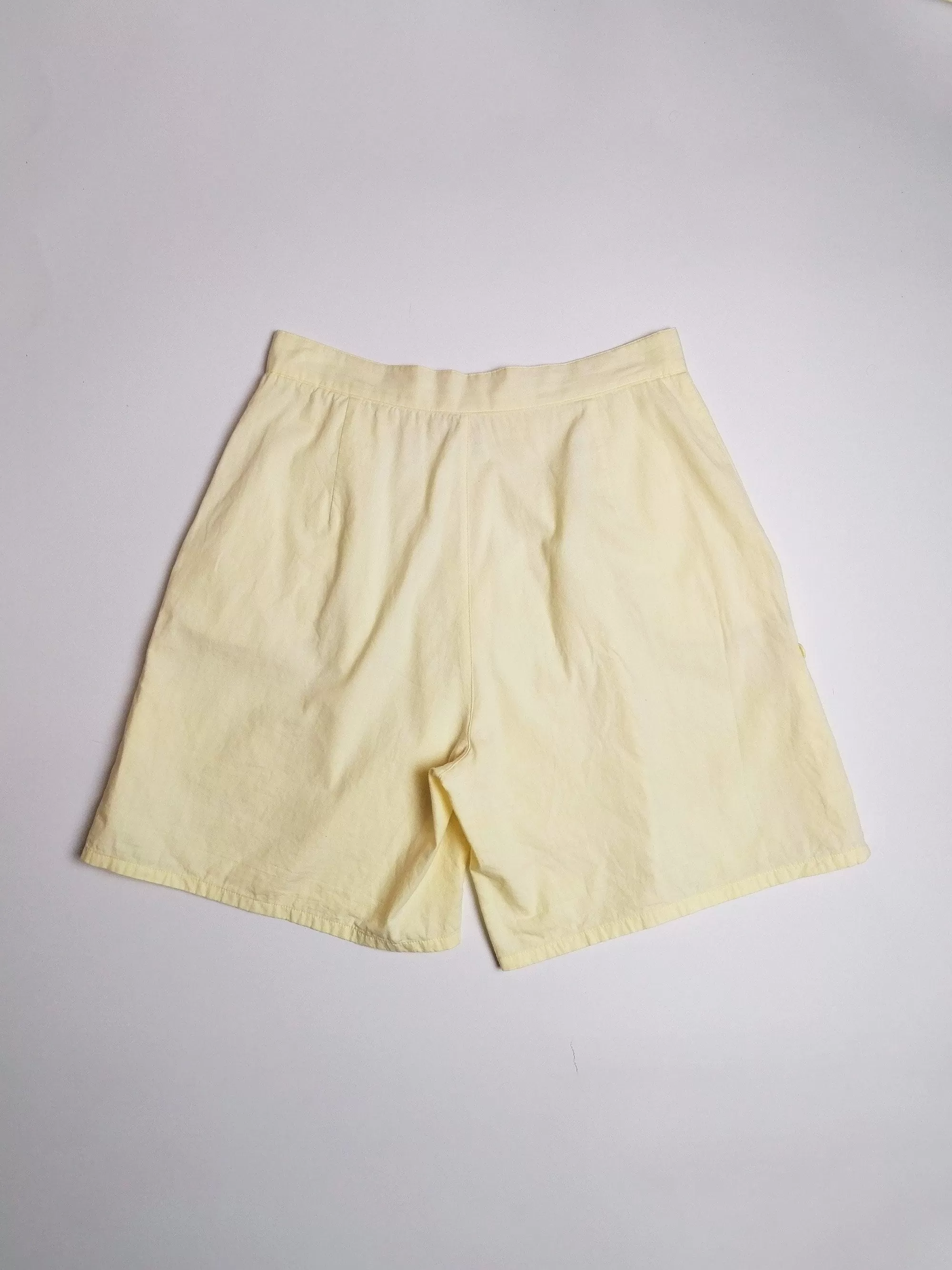 High Waist Retro Cotton Shorts - size XS-S / 40