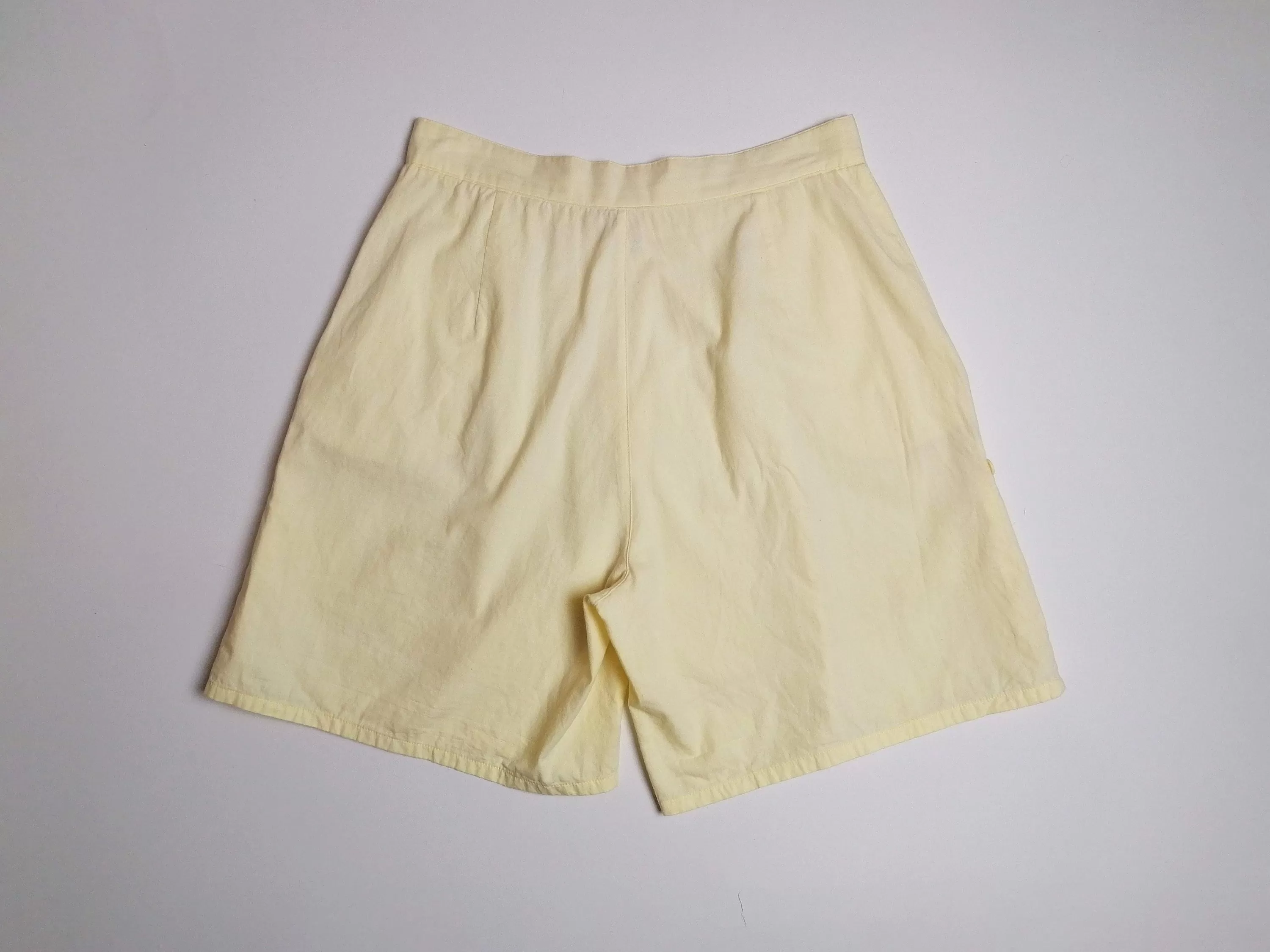 High Waist Retro Cotton Shorts - size XS-S / 40