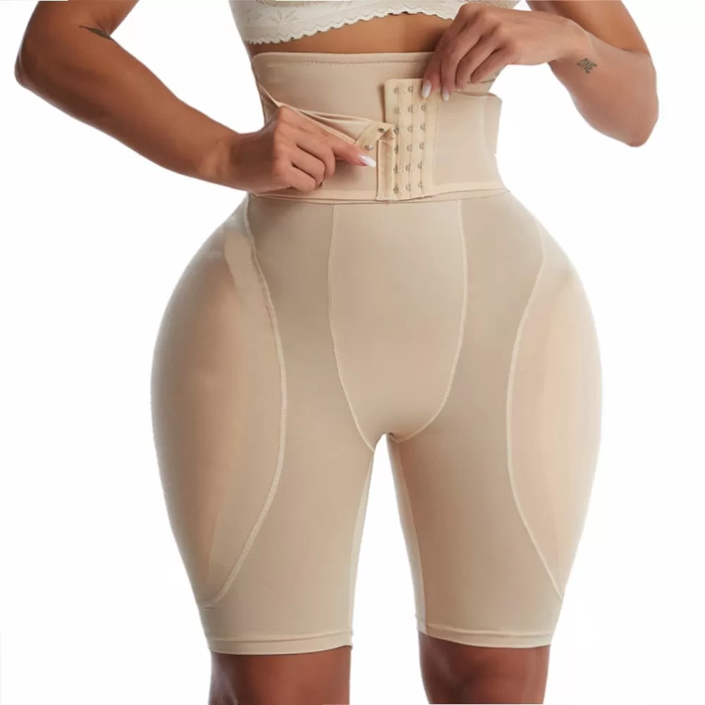 High Waist Trainer Body Shaper Padded Panty Buttock Booty Hip Enhancer Butt Shapers