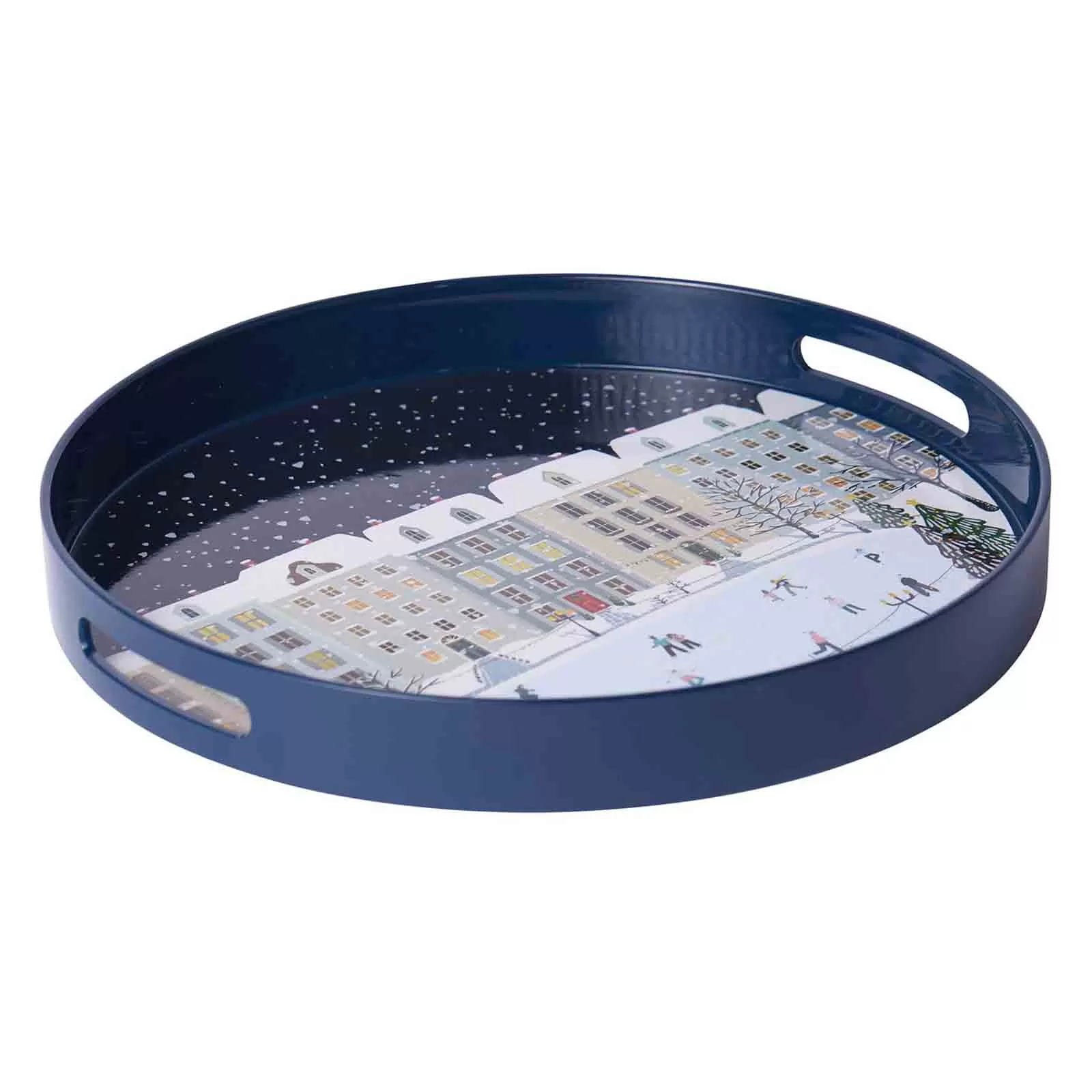 Holiday in the Park 15 Inch Round Tray