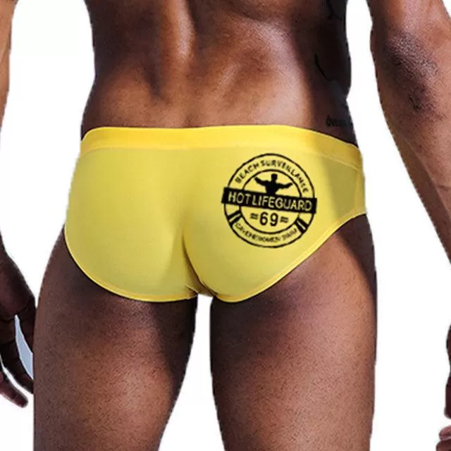 Hot Lifeguard Swim Briefs For Men