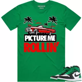 Jordan 1 Lucky Green 1s Shirt to Match - RED PMR