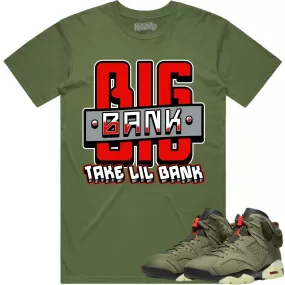 Jordan 6 Cactus Jack 6s Shirt to Match - RED BIG BANK