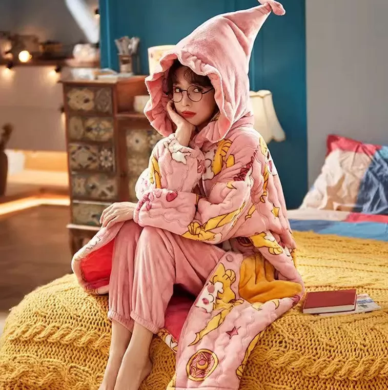 Kawaii Sailormoom Winter Pajamas Suits PN6554