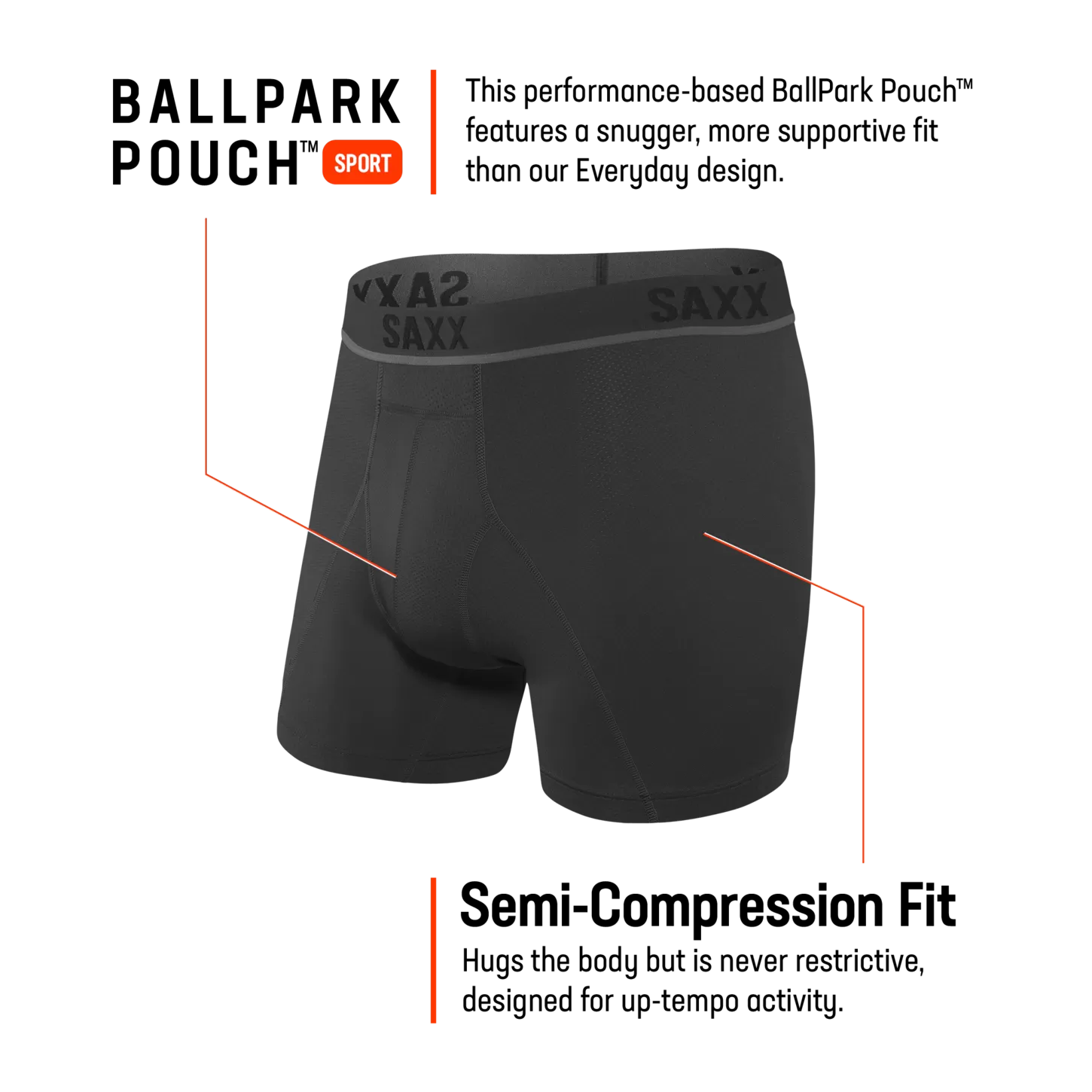 Kinetic Light Compression Boxer Men's