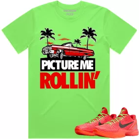 Kobe 6 Reverse Grinch 6s Shirt to Match - RED PMR