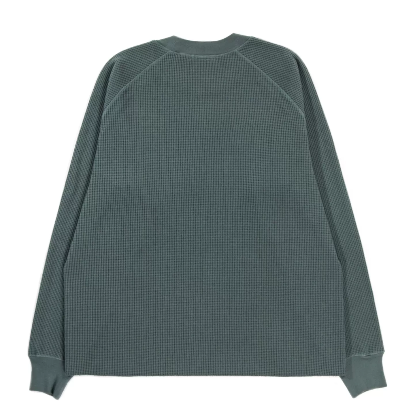 LADY WHITE CO. CROPPED RAGLAN THERMAL INK GREEN