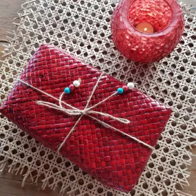 Large Sustainable Gift Box in Red