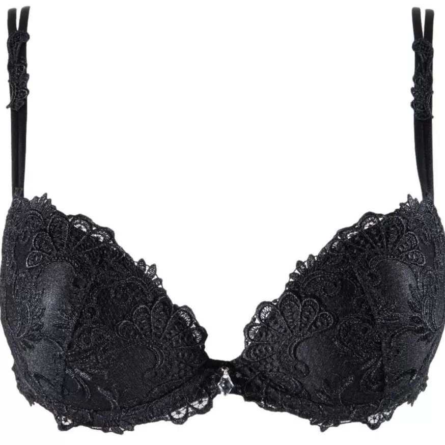 Lise Charmel Dressing Floral Contour Bra in Noir ACC8588