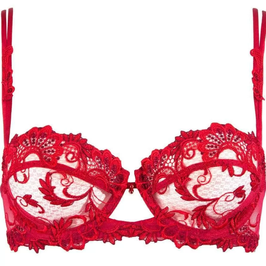 Lise Charmel Dressing Floral Lace Bra in Red ACC3088