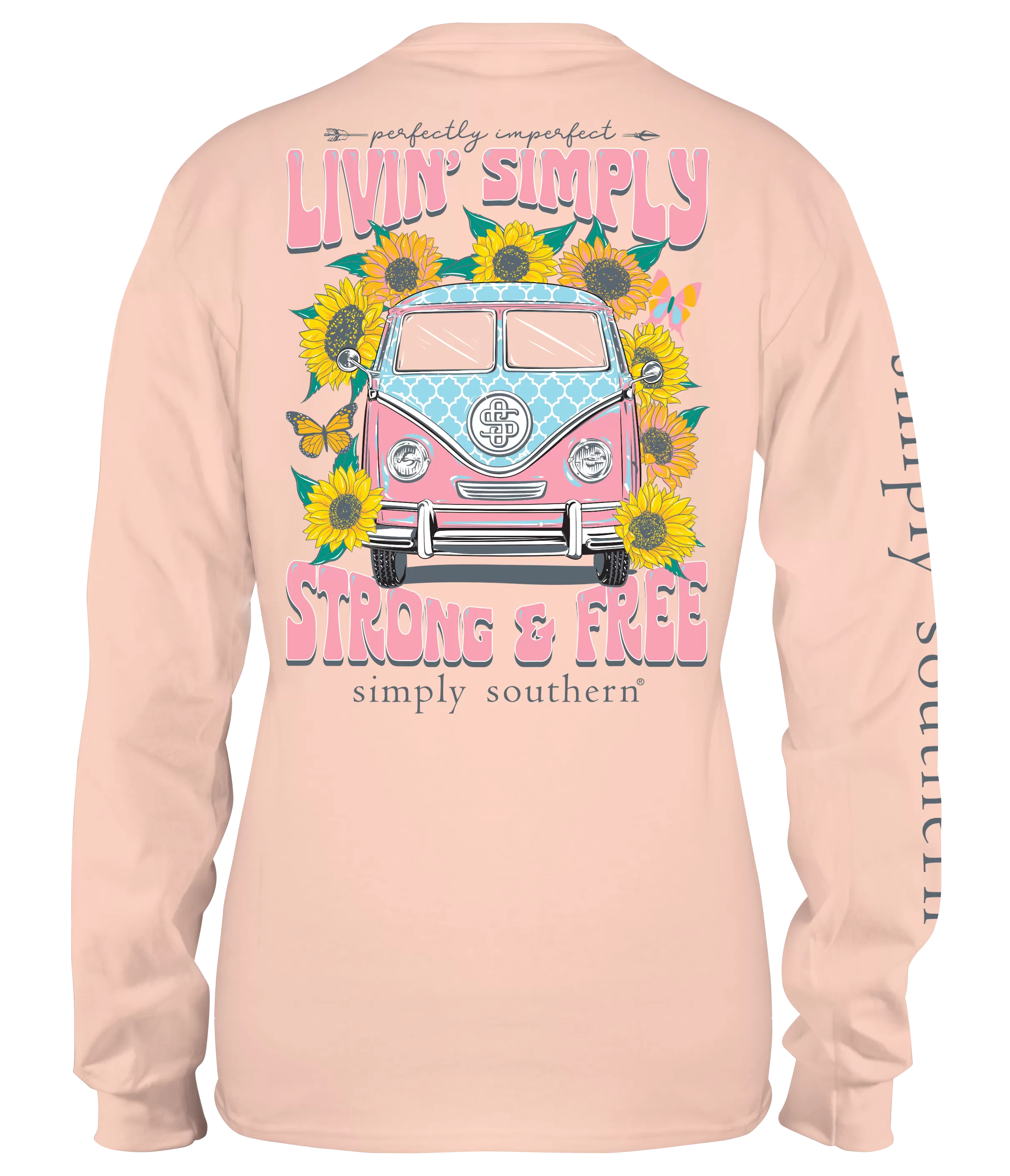 'Livin Simply Strong & Free' Long Sleeve Tee by Simply Southern