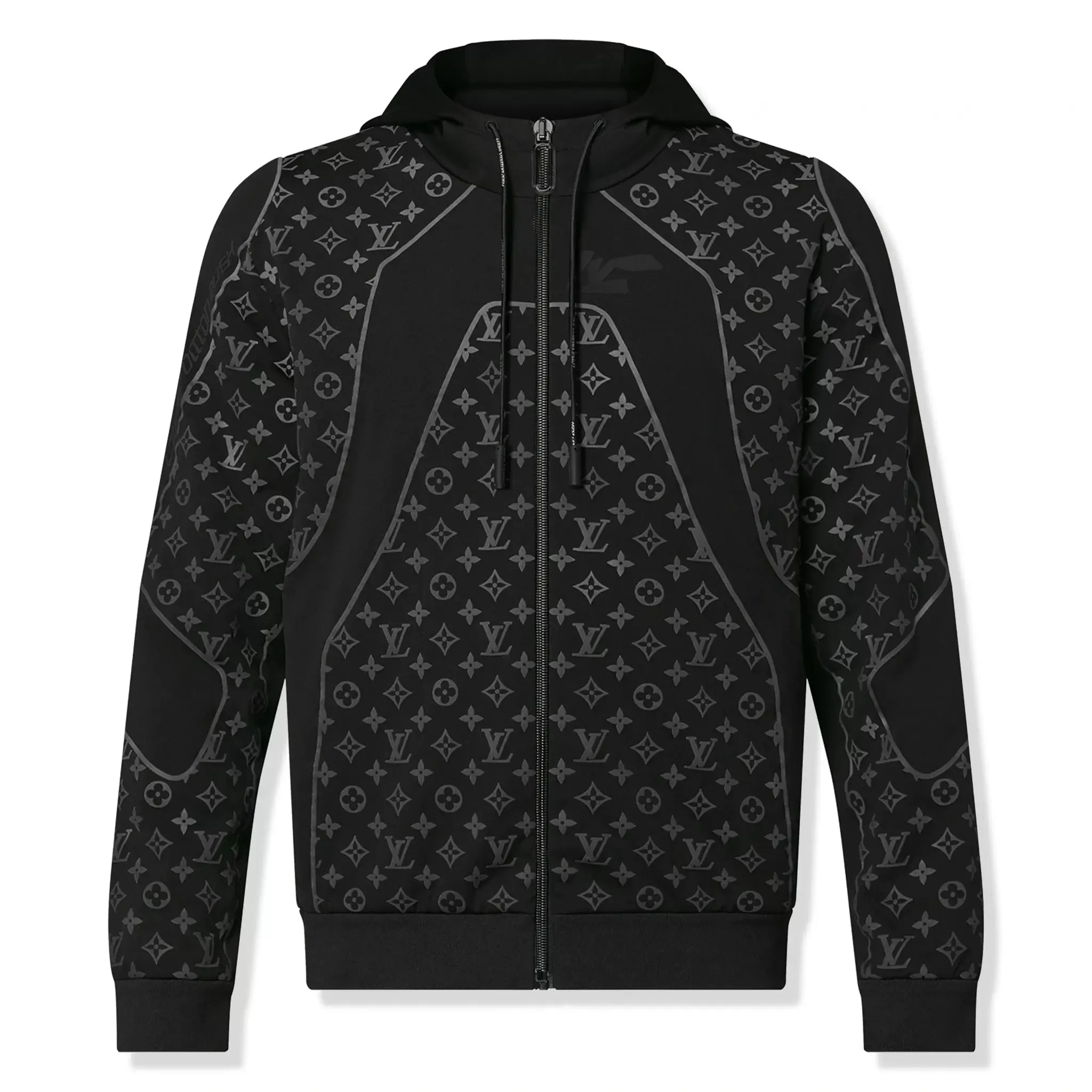 Louis Vuitton 2054 Hybrid Zip Through Black Hoodie