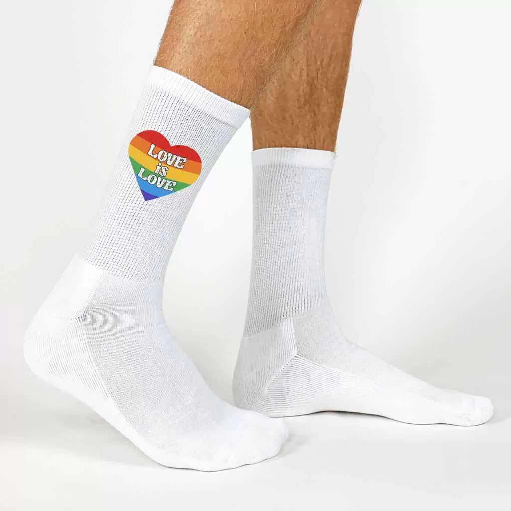 Love is Love Pride Crew Socks