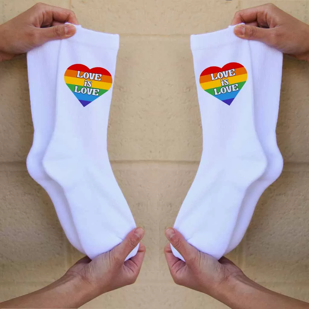 Love is Love Pride Crew Socks