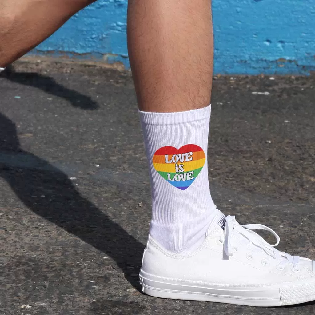 Love is Love Pride Crew Socks