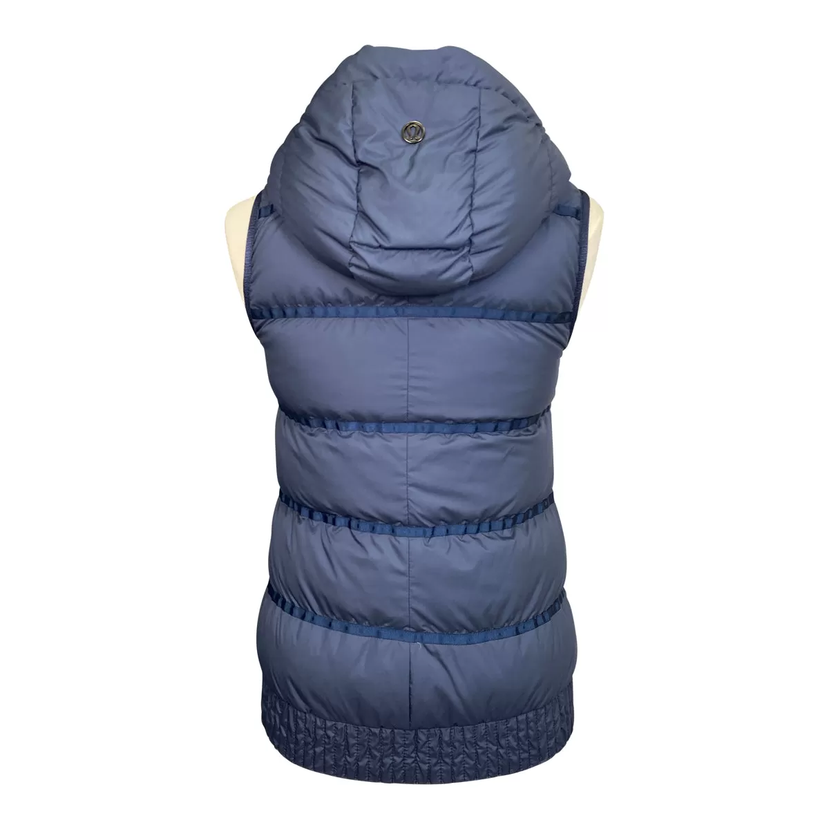 Lululemon 'Chilly Chill' Puffy Vest in Navy w/White Pattern - Women's 6