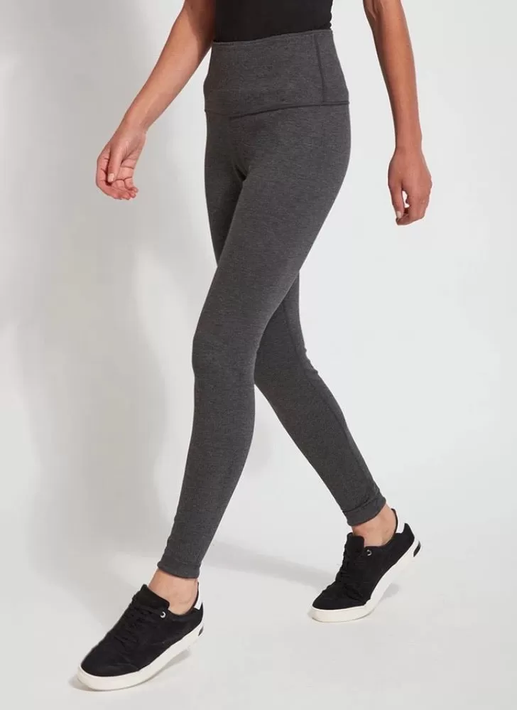 Lysse Reversible Charcoal Frosted Leggings