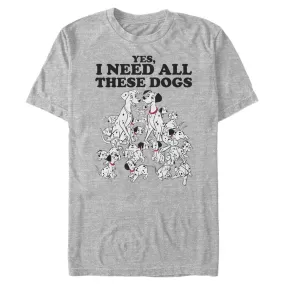 Mad Engine Disney Pixar 101 Dalmations All These Dogs Men's T-Shirt