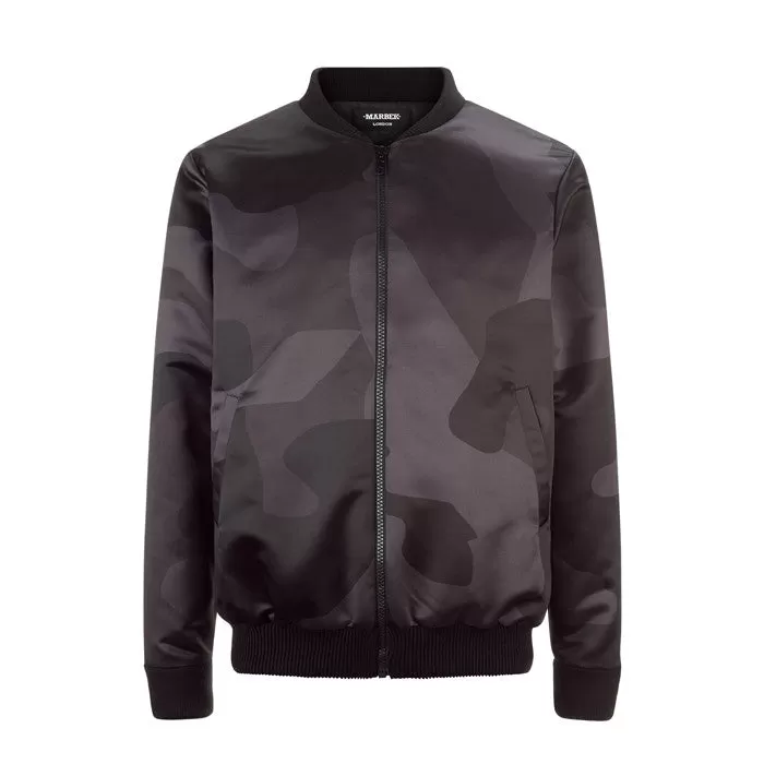 Marbek Black DPM Bomber Jacket