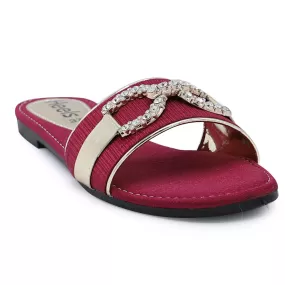 Maroon Casual Slipper 000334