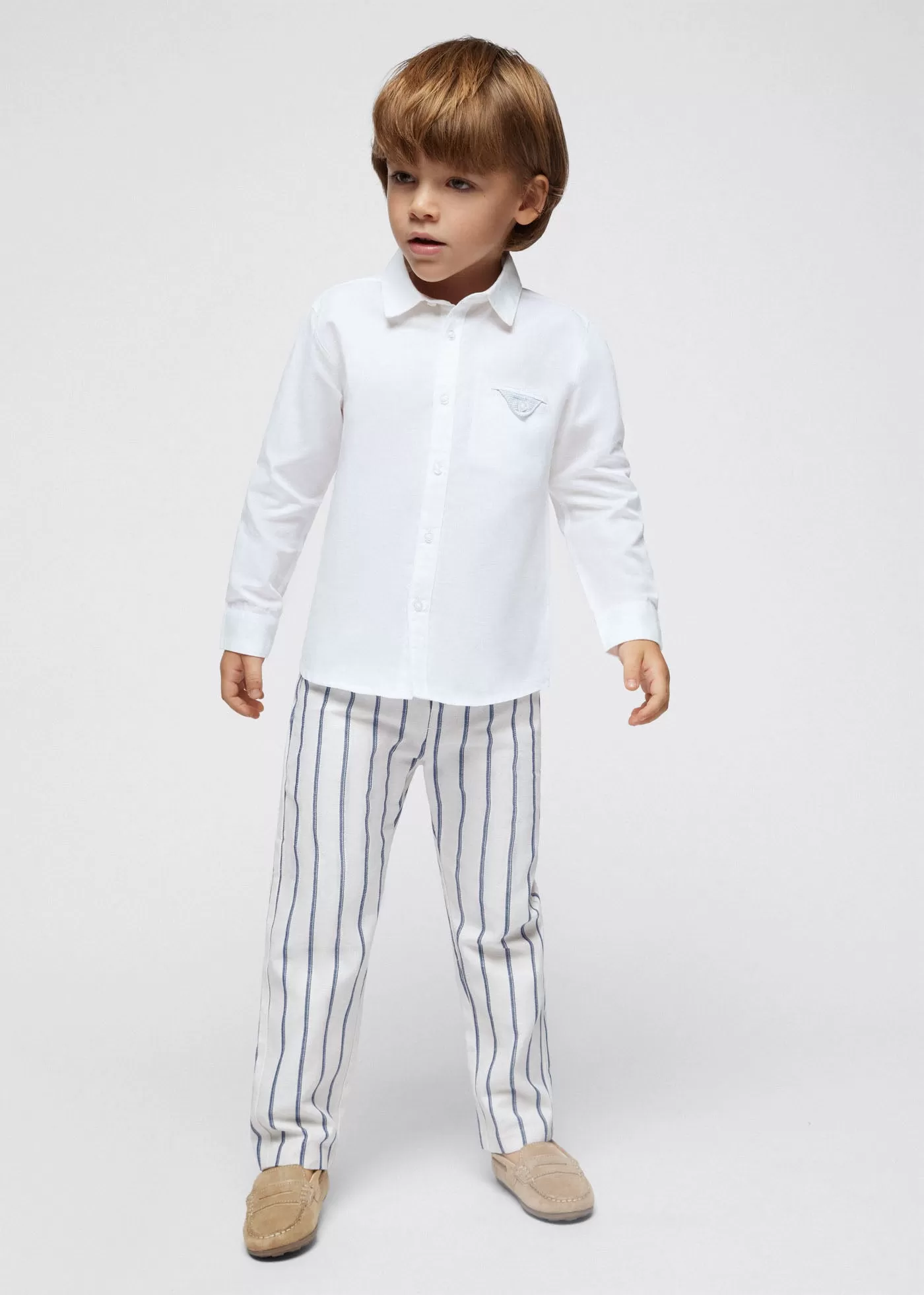 Mayoral Mini Striped Suit Pants_ 3541-64