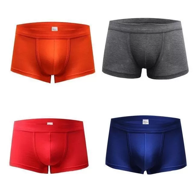 Men Boxer Shorts - 4 Pcs/Set