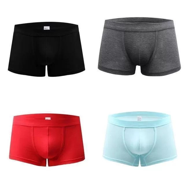 Men Boxer Shorts - 4 Pcs/Set