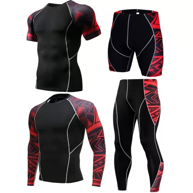 Men Sportswear Compression Sports Suits